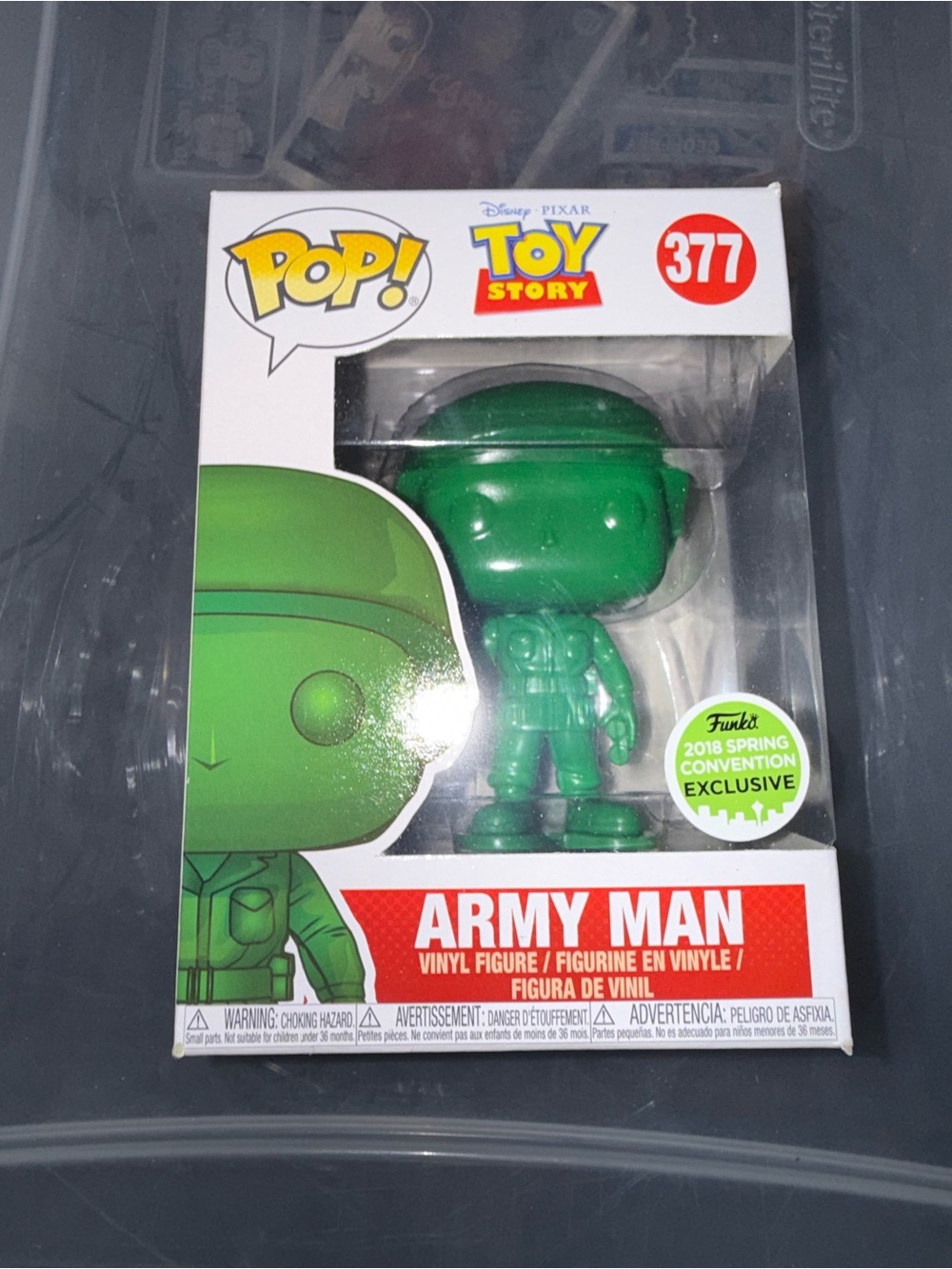 Funko Pop Army Man #377 Toy Story 2018 Spring Convention Exclusive